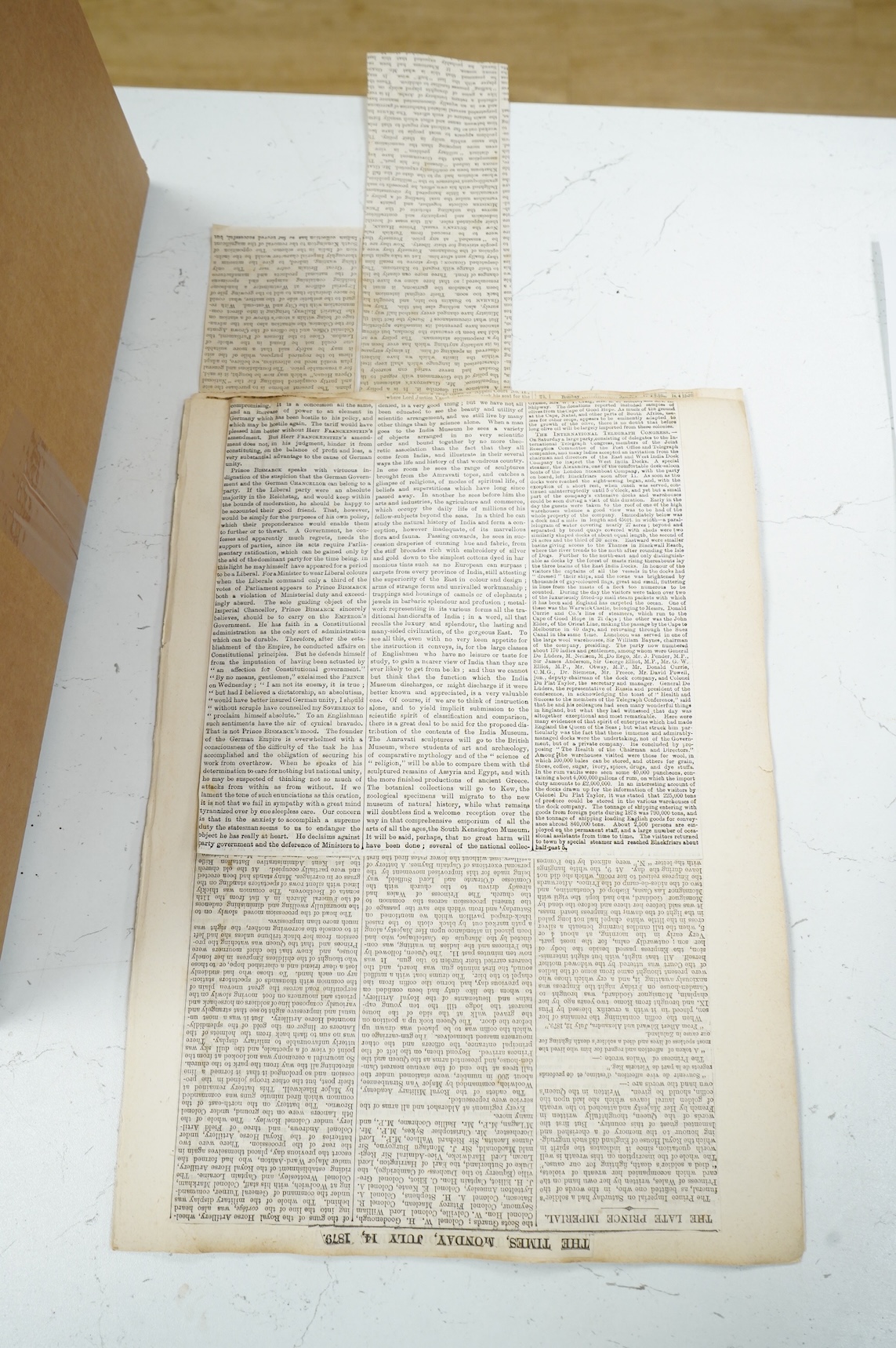 Two late 19th century Sevres campaign plates from a dining set owned by Marshall Edouard Mortier, Duke of Trevise, and later Prime Minister of France, together with a related letter dated 1928 from a descendant mentionin